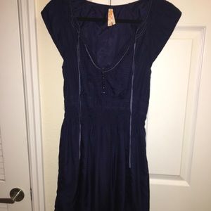 Anthropology Silk Dress